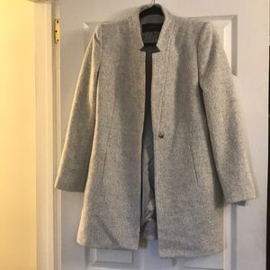 Zara inverted lapel blazer
